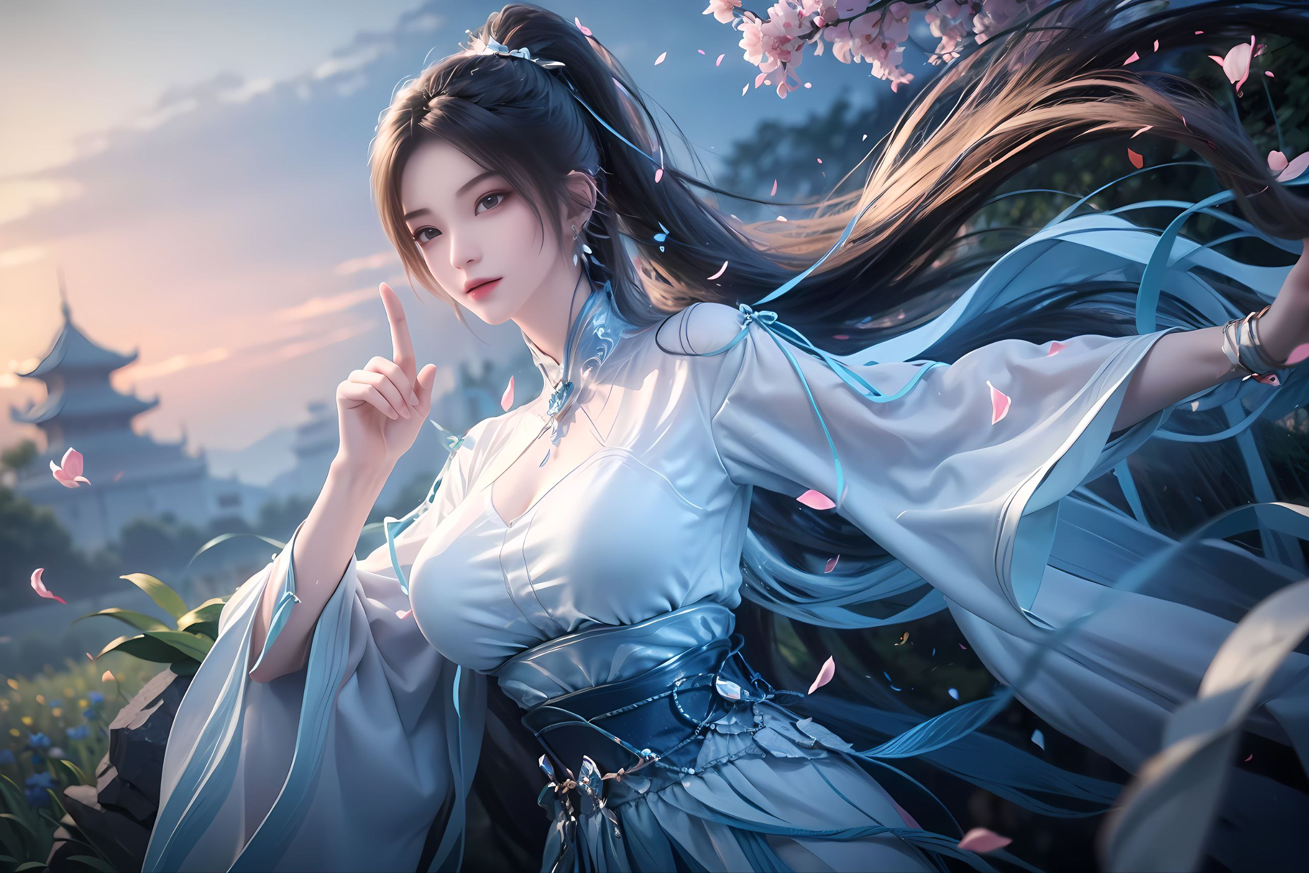 她的成功不